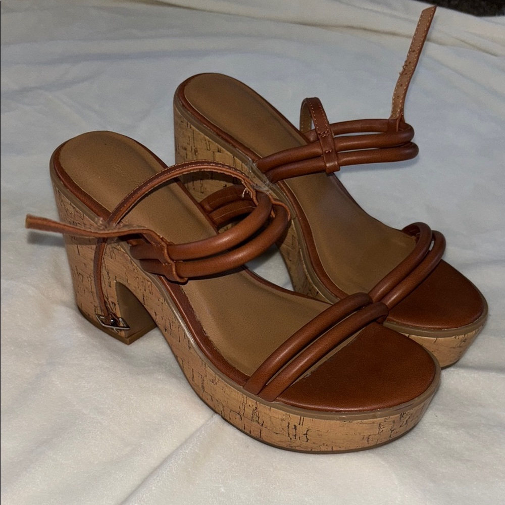 Brown Platform Sandals